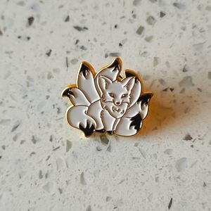 Cool Baby Fantasy Fox Creature Animal Lover Lapel Pin